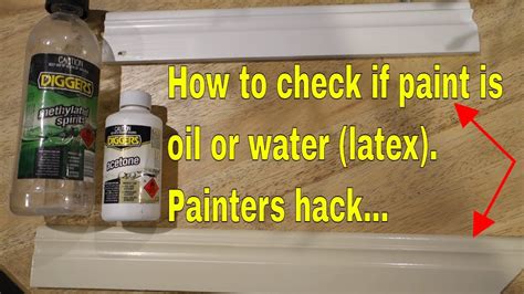 test paint for oil or latex|is house paint oil based.